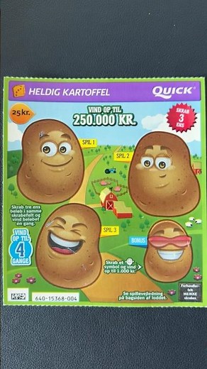 🇩🇰 Heldig Kartoffel - Danske Spil 🇩🇰