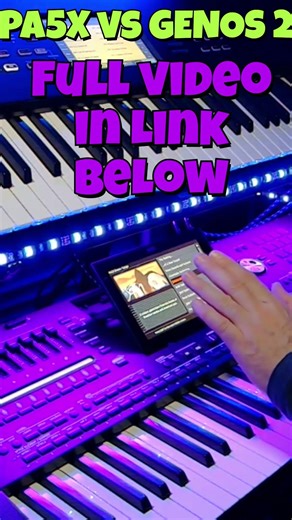 Yamaha Genos 2 vs KORG PA5X #korg #music #yamaha #genos #pa5x