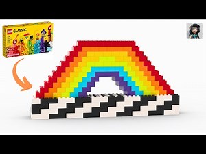 RAINBOW Lego classic 11030 ideas How to build