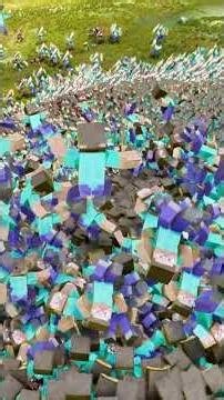 1,000,000 Minecraft Steves & Creepers vs Iron Man – Who Wins? #shorts