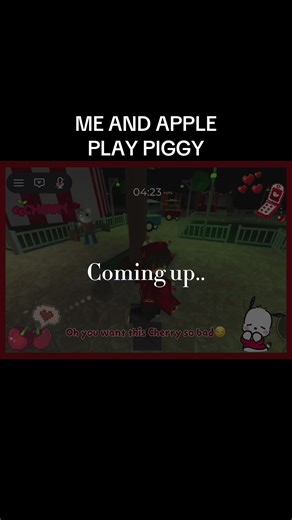 Lowkey forgot I changed my cherry icon so repost😭 ANYWAYS ME AND NEW MEMBER APPLE PLAY PIGGY SWARM!- 🍒💌🏹#piggy #roblox #zyxcba #fyp #viral @greenapplegremlin0 @🍒