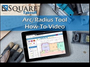 How To Use Arc / Radius Tool in the Takeoff and Estimating Software