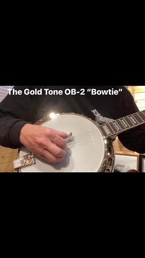 The Gold Tone OB-2 available at CBW is a fantastic flathead with the “bowtie” vibe and tremendous mahogany tone….#banjo #banjos #ceresbanjoworks #CBW #bluegrass #goldtone #bluegrassmusic | Ceres Banjo Works