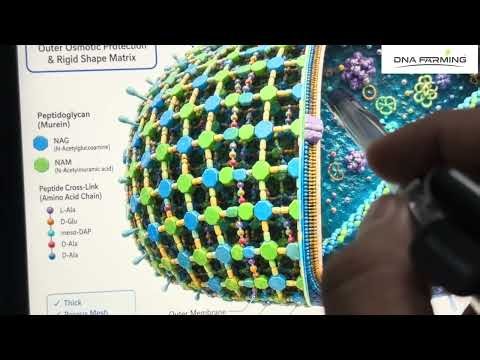 Bacterial Cell Wall Explained Like Never Before 🦠 | Murein vs Cytoskeleton 3D Animation