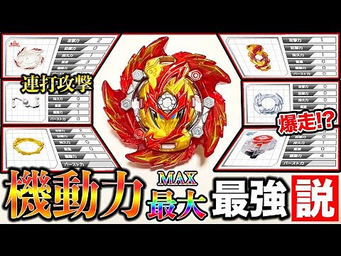 【連打】ステータスが''機動力MAX''のベイならスタジアムを自由自在に駆け巡れるはず！特殊なベイブレードの改造で遊んでみた！【ベイブレードバーストガチ】