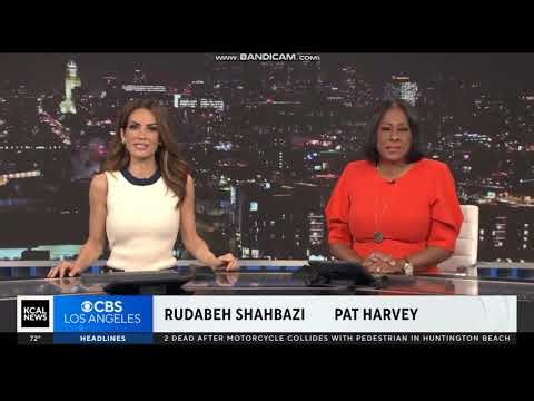 KCAL News at 11pm on CBS Los Angeles open October 10, 2025