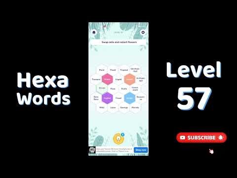 Hexa Word level 57 | Hexa Words Sort Associations level 57 Answers