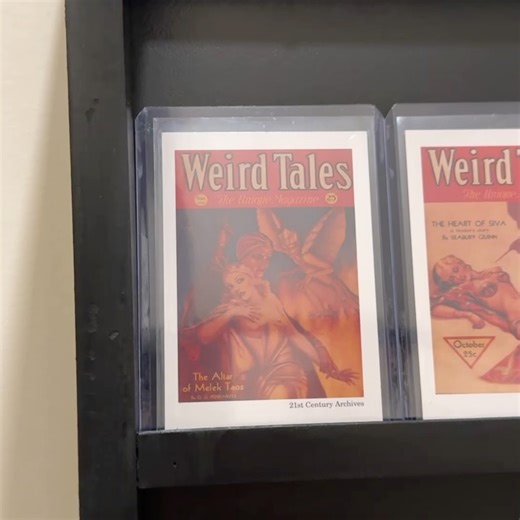 Kat Loves Comics on Instagram: "Weird Tales: Women in Peril Trading Cards Released by 21st Century Archives, in 1993, this 55 card set highlighted the “women in peril” covers Margaret Brundage produced for the Weird Tales pulp series. Brundage produced a total of 66 covers for the series. The cards were distributed as a trading card box containing 36 packs of 8 cards per pack. The individual packs were also sold individually. The more advantageous offering for this card series was the factory se