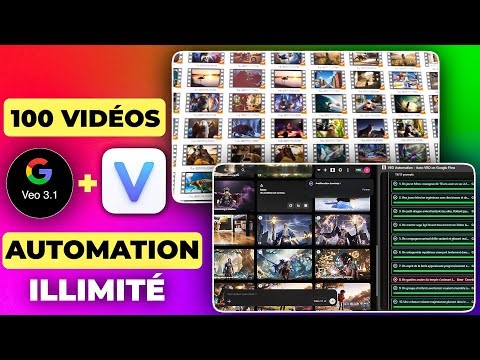 I created 100 videos in 10 minutes with AI (unbelievable 😱): Google Flow Automation