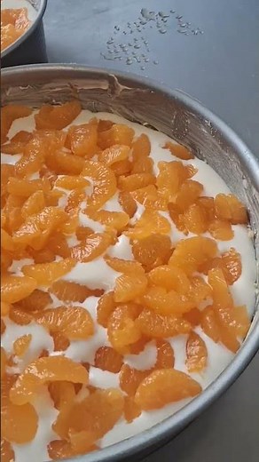 Schmandstreuselkuchen mit Mandarine🥧🍰Sour cream crumbles cake w/ Mandarine Orange 😋😋😋👏