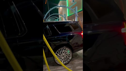 Black Chevy Suburban on 30’s