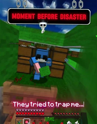 THEY TRIED TO TRAP ME 💀 #minecraft #minecraftshorts #hcf #minecraftpvp
