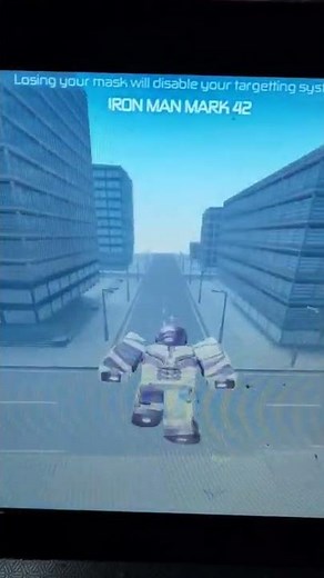 roblox iron man Simulator 2 in laptop