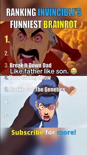Ranking Invincible’s Funniest Brainrot
