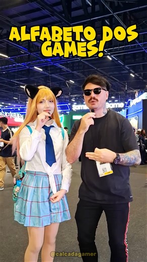 ALFABETO DOS GAMES! Comente se você conhece algum game desse anime! #gamer #entrevista