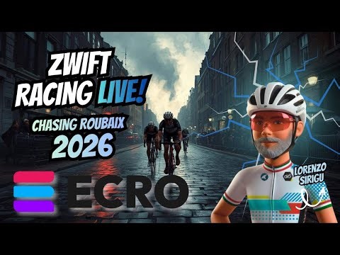Chasing Roubaix | Brutal Cobbled Race | Zwift Epic Battle