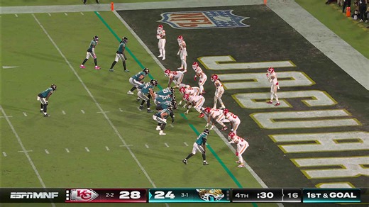 Can't-Miss Play: Stumble-Six! Lawrence's go-ahead TD run occurs after he trips vs. Chiefs