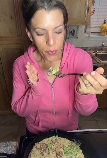 Here’s my recipe for sausage and shredded cabbage. So good yall!!