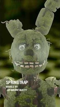 FNAF 3 Springtrap ACCURATE Model - Model showcase