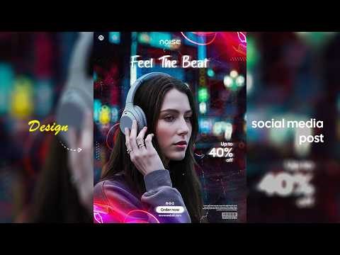 Creative & Professional Marketing Post Tutorial || Photoshop
