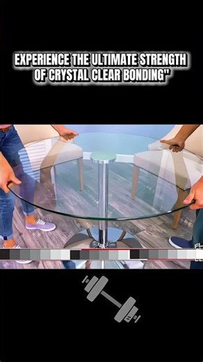 The Power of CRYSTAL CLEAR! 💎 | Ultimate Strength Test 🧪 #FlexGlue #4K #PhilSwift #shorts