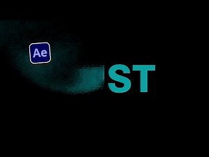 Text To Sand Dissolve Animation After Effects Tutorials