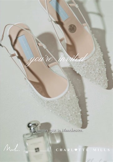 You’re invited 🤍✨ Join us for a special event with Made With Love on 31st January in Manchester. A relaxed opportunity to meet Charlotte, see our new shoe collection in person and chat all things bridal. The first 20 brides on the day will receive a goodie bag, too 🤍 Want to come along? Comment link and we'll send you the details - we’d love to see you there. #manchesterwedding #2026bride #weddingshoes @mwlbride Video @Rather Lovely Lou