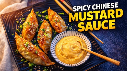 Easy fiery Chinese mustard sauce for any dish