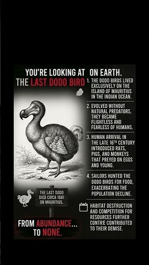 How Did the Last Dodo Bird Actually Disappear?