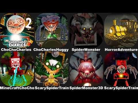 Choo Choo Charles Mobile,Scary Spider Train Survival,Monster Train Game,Spider Horror Multiplayer