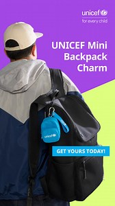 Maliit na bagay. Pero malaki ang impact. 💙​ ​Support children's education with the UNICEF Mini Backpack charm! ​ ​Shop online at the UNICEF Giving​ Shop ➡️ https://tinyurl.com/UNICEF-Bag-Charm-8 | UNICEF Philippines