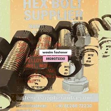 Stainless Steel Hex Bolts & Nuts: Strength & Applications