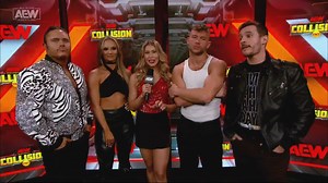 4.5K views · 163 reactions | Ruby Soho and Angelo Parker commiserate over their intense family problems! Watch #AEWCollision LIVE on TNT! | All Elite Wrestling | Facebook