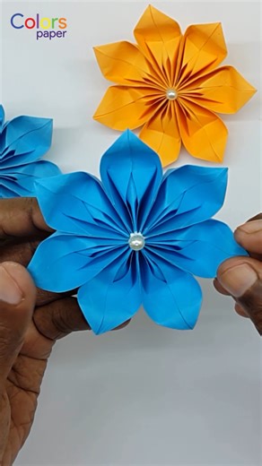 DIY Easy Paper Flowers Tutorial - How to make Paper Flower #craft #flowers #papercraft #decor | Colors Paper