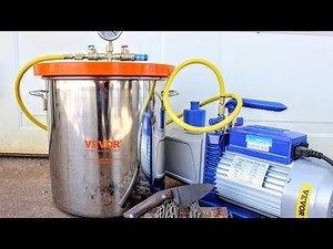 How To Stabilize Your Own Handle Material With The Vevor Vacuum Pump