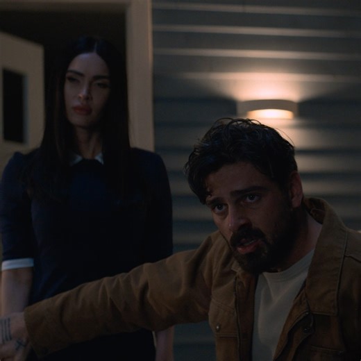 Michael gets himself in trouble but, luckily, his robot Alice is there to protect him. Subservience, starring Megan Fox and Michele Morrone, is now playing on Netflix UK/IE. | Netflix