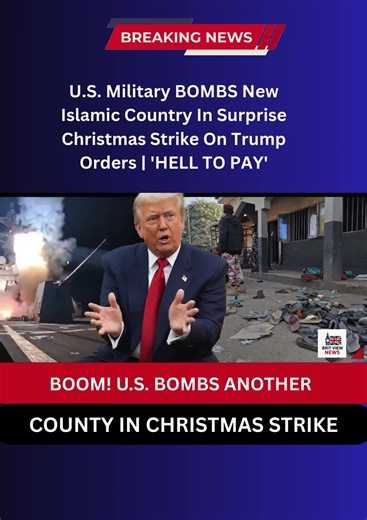 US President Donald Trump announced that the US military conducted airstrikes on the Islamic State targets in Nigeria. In a Truth Social post, Trump said the ISIS was carrying out targeted killings of innocent Christians. The military strike took place days after American forces struck ISIS targets in Syria. In October, the US President had warned that Christianity faced an