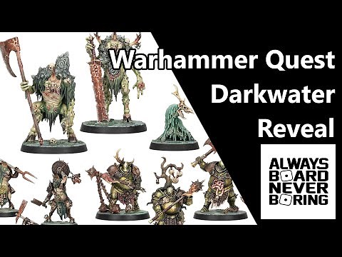 Warhammer Quest Darkwater Preview | A Closer Look at Miniatures & Gameplay Plus Speculation