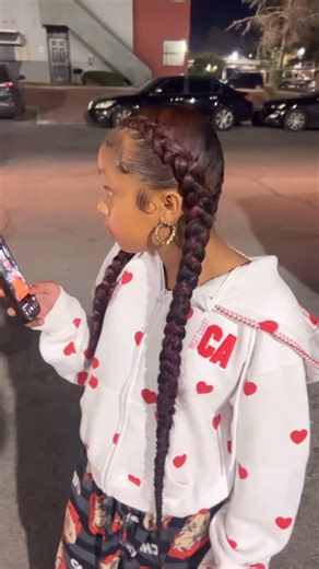 @herbraidedstylez_ on Instagram: "Get into the braids 😍 #2braids #clientview #vegasbraids #braidideas #feedinbraid"