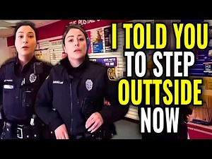 Female Cop Loses It On Camera Karen Gets OWNED On The Law ID Refusal First Amendment Audit Fail