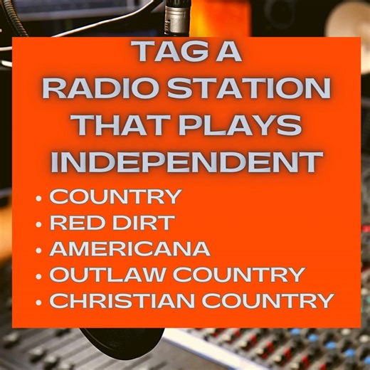 We want to know what stations are playing Independent Music! Tag a radio station that plays Independent Country, Red Dirt, Americana, Outlaw or Christian Country Music! | Texas Country Music Association | Facebook