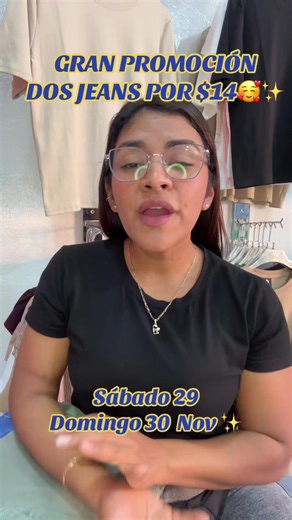 Gran promoción de jeans a solo $14 en Ale’s Boutique