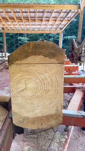 23K views · 435 reactions | #Cutting #beams from a #pine #log for an upcoming #project | Harpeth Timber & Mill | Facebook