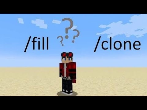 Minecraft how to comment /fill and /clone