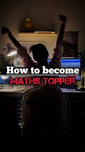 How To Become A Maths Topper 🧠📊 #study