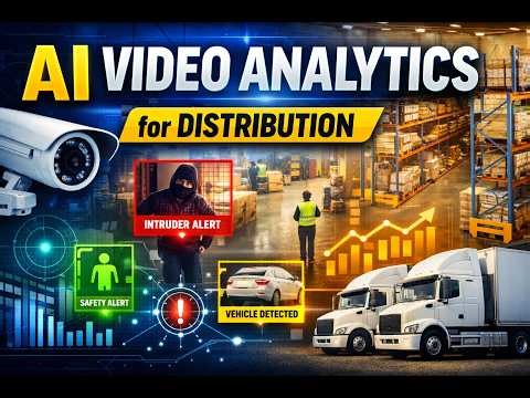 Smart Distribution with AI Video Analytics | Reduce Loss & Improve Efficiency #logisticstechnology