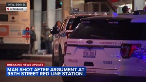 1 shot at CTA Red Line 95th Street station, CPD says;
