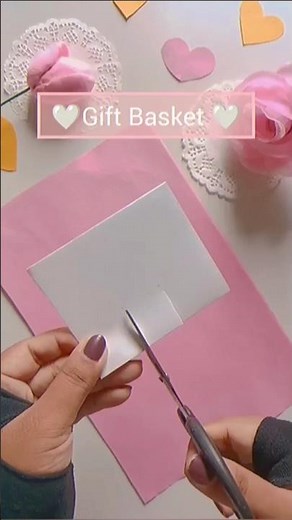 Making a Cute Birthday Gift with Paper 💖 #diy #craftideas #shorts #viral #craft #art