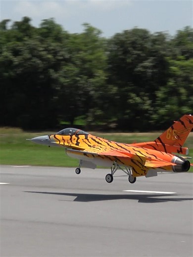 F-16 Landing at Tiger Meet: A Hobby Enthusiast’s Dream