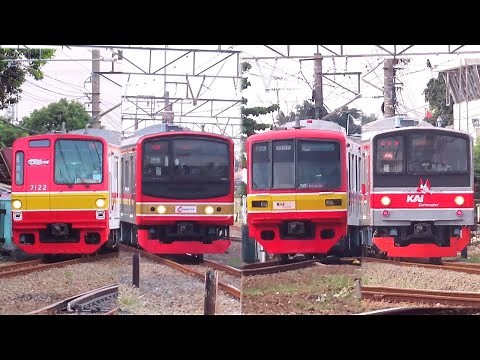 Depok City Trainspotting: Catching Jakarta's Latest KRL Commuter Line Electric Trains!